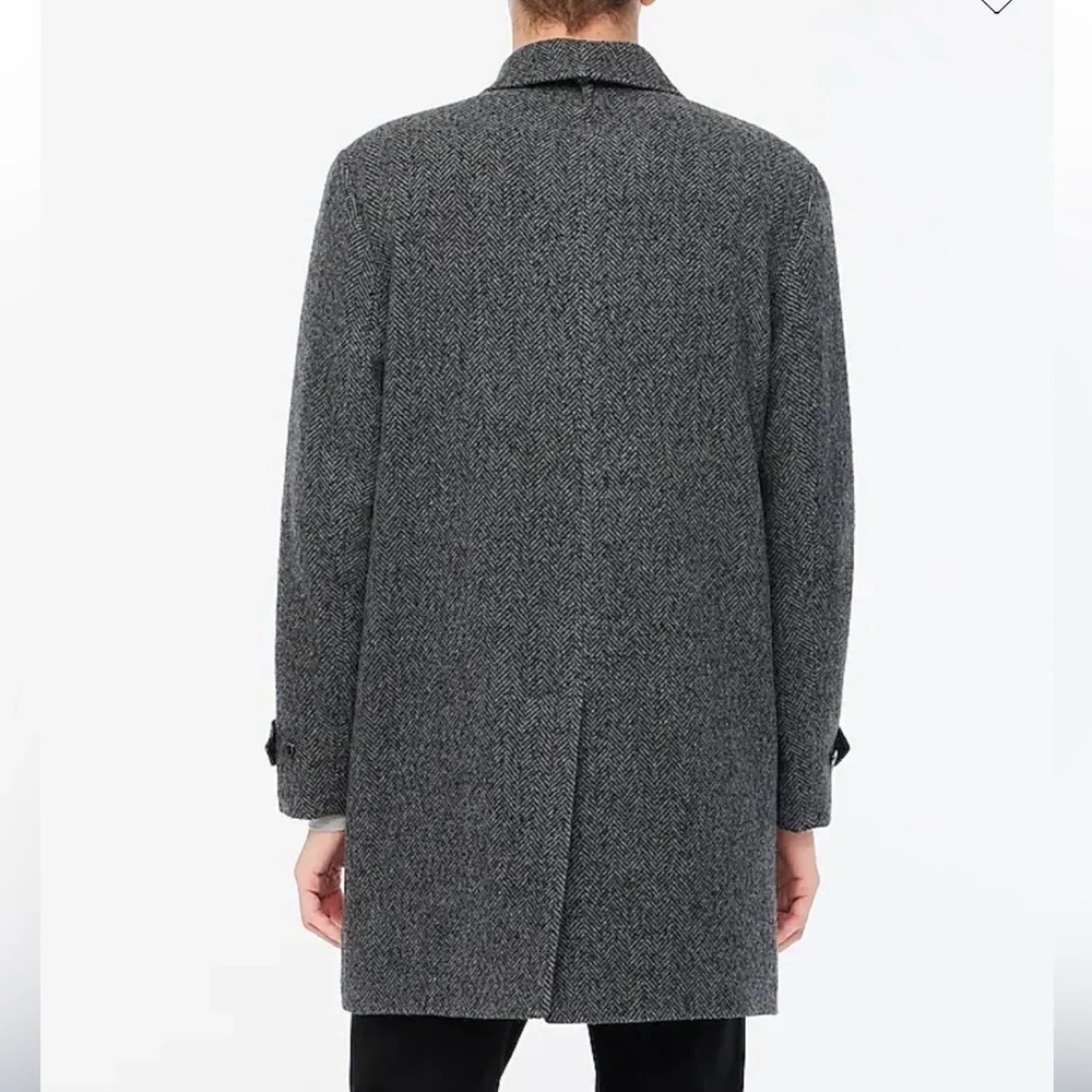 J crew Thompson car coat in herringbone